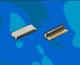 0.2毫米間距，0.9毫米高度FPC 零插入力連接器