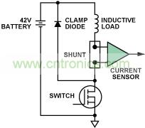 典型電磁閥控製中的高端檢測