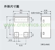 實現世界最小尺寸，大幅減少安裝麵積