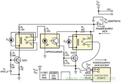 這個簡單而廉價的上電循環電路隻使用了少量元器件