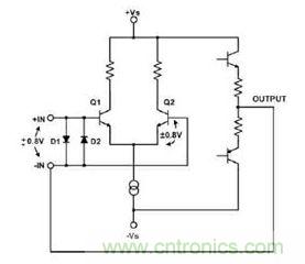 背對背二極管通過限製電壓擺動而保護晶體管Q2
