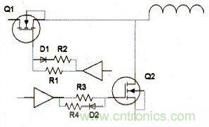 用關聯二極管來控製過渡時間