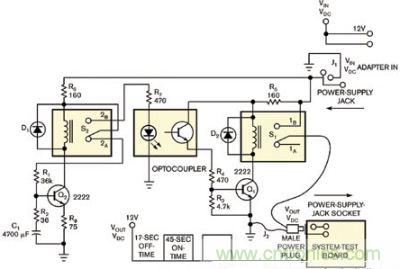 這個簡單而廉價的上電循環電路隻使用了少量元器件