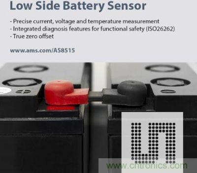 用於為汽車電池測量係統AS8515傳感器接口