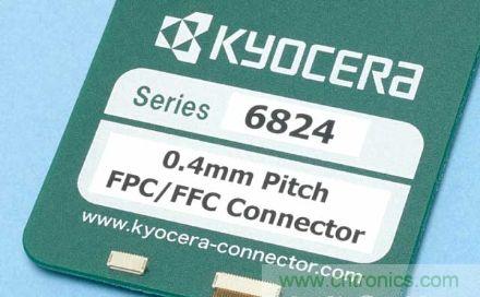 圖題：&ldquo;6824係列&rdquo;0.4mm的FPC/FFC連接器