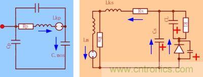 當DS端電壓上升，次級的電壓達到輸出電壓