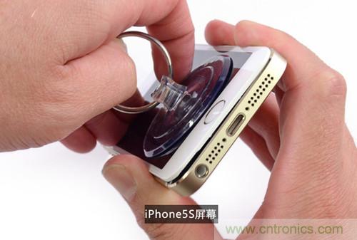土豪金iPhone 5S拆解：內部結構升級，維修難度增加