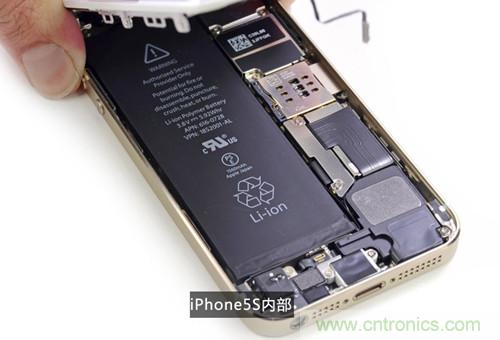 土豪金iPhone 5S拆解：內部結構升級，維修難度增加