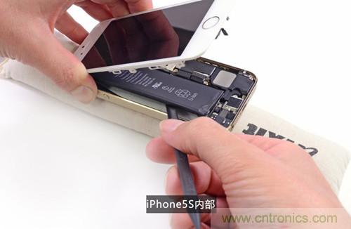 土豪金iPhone 5S拆解：內部結構升級，維修難度增加