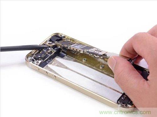 土豪金iPhone 5S拆解：內部結構升級，維修難度增加
