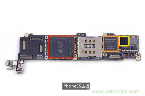 土豪金iPhone 5S拆解：內部結構升級，維修難度增加