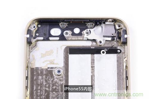 土豪金iPhone 5S拆解：內部結構升級，維修難度增加