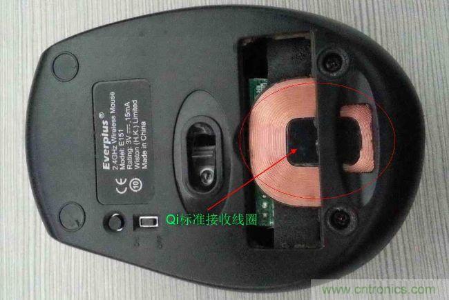 廢物利用，改裝Qi無線充電鼠標