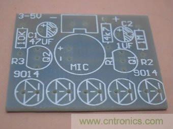 DIY：簡單自製聲控LED旋律燈