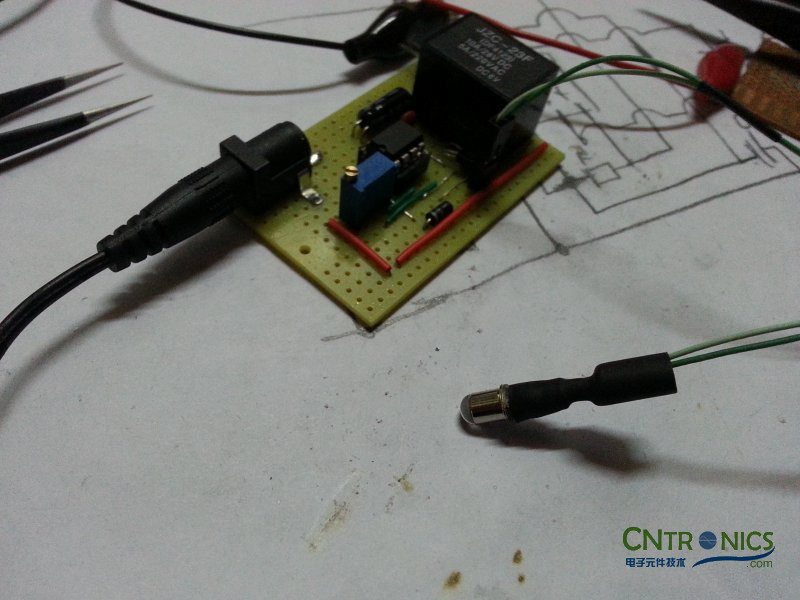 用555芯片製作光控開關