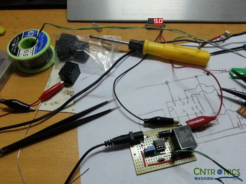 用555芯片製作光控開關