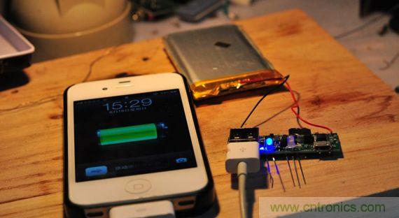 自製輕薄便攜移動電源