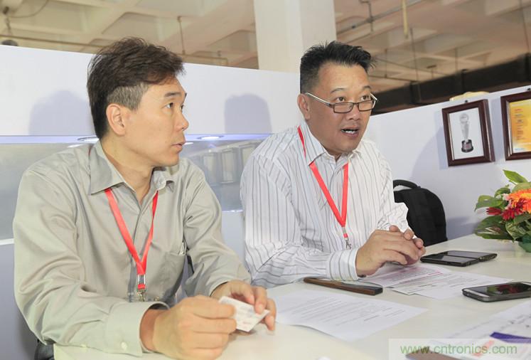 左二，Keystone亞太設計與製造總監Steven Chua