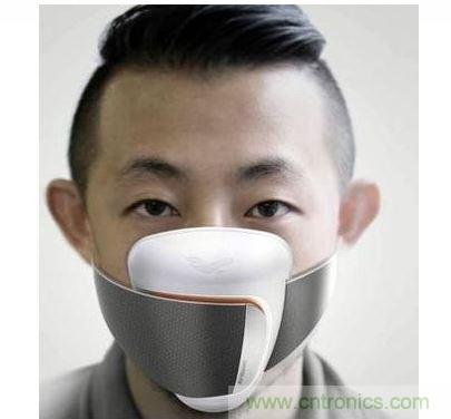 Frog Design 開發了一款可搭配手機應用程序使用的智能口罩概念原型，內建粒子傳感器，能警告使用者何時該戴上口罩