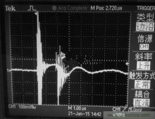 高人指點：反激初級電流波形異常如何解決？
