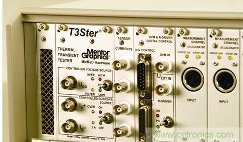 通過瞬態響應，我們可自動確定 LED 套件樣本的結構函數。這一 R/C 模式可直接用於熱模擬軟件