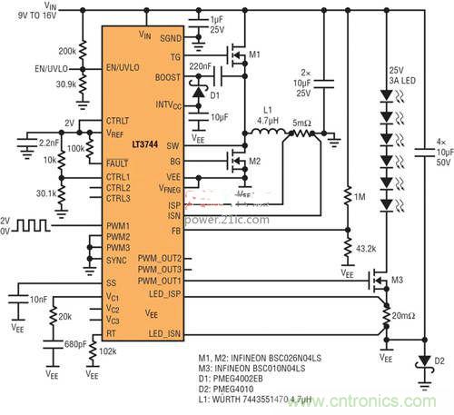 限製功率損耗？把同步降壓LED驅動器當成升壓轉換器行不行？