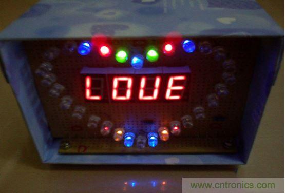 零基礎小白也可以做的愛心彩燈，送給心愛的Ta