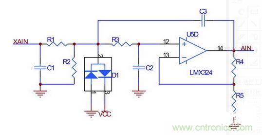 橫擺角速度、縱向/橫向加速度傳感器接口電路