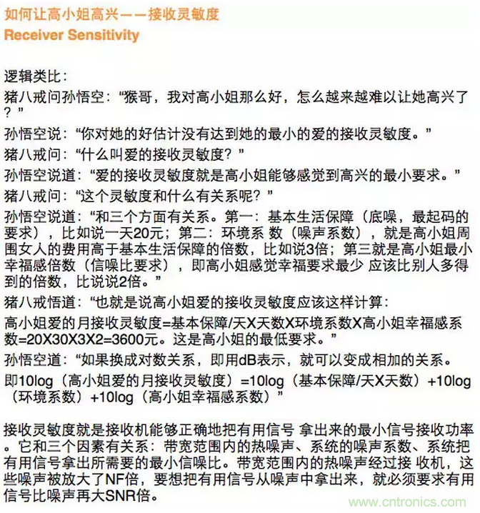 這樣比喻無線通信中的那些專業術語，也是沒誰了
