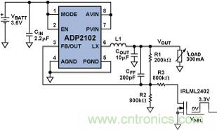 DC-DC開關穩壓器&mdash;&mdash; 在DSP係統中延長電池壽命