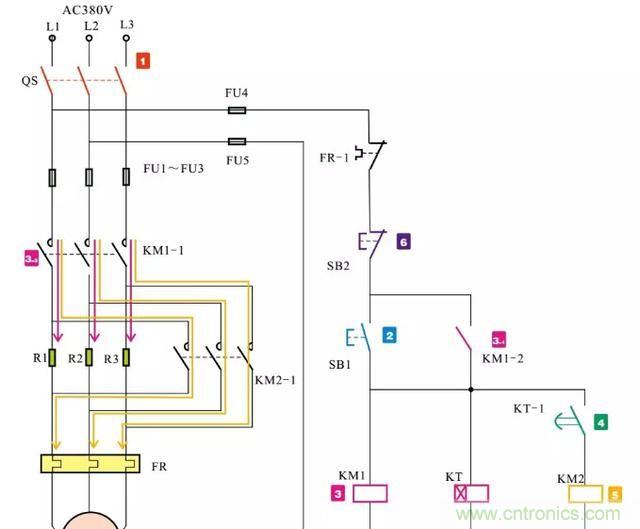 電阻器在電動機實現降壓和限流起到什麼作用？