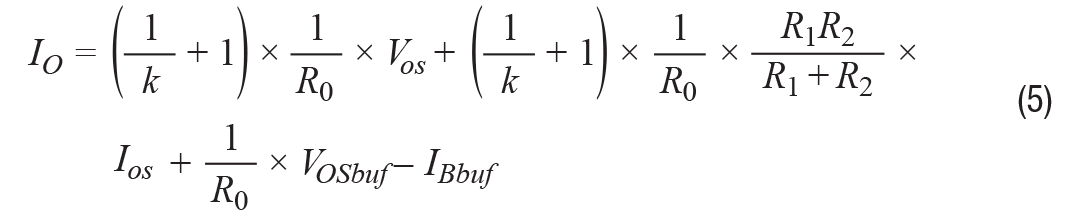 高精度、快速建立的大電流源