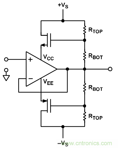如何通過自舉擴展運算放大器工作範圍