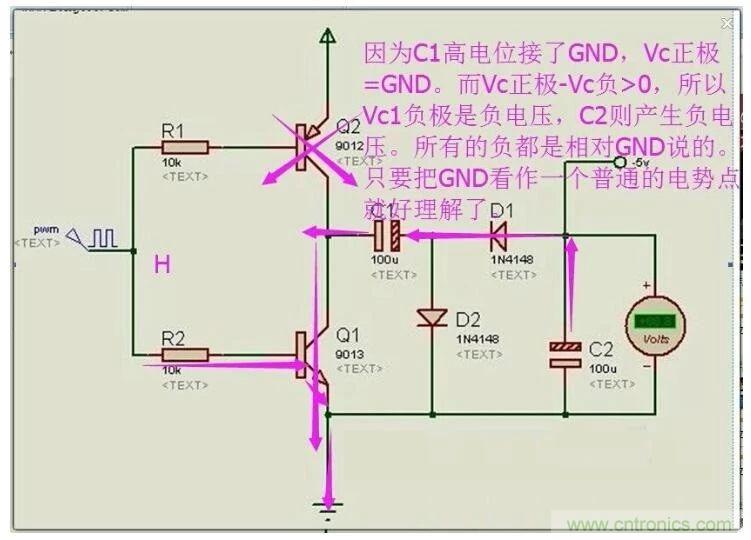 負壓是怎麼產生的？附電路詳細分析