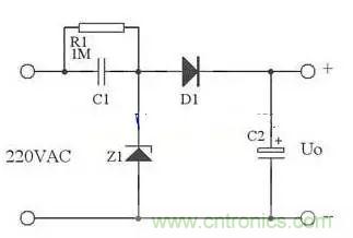 電容降壓原理、要求及設計舉例