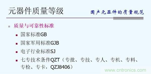 元器件應用可靠性如何保證，都要學習航天經驗嗎？