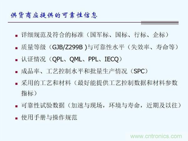 元器件應用可靠性如何保證，都要學習航天經驗嗎？