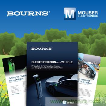 貿澤攜手Bourns推出電子書，解讀電動汽車充電設施相關知識