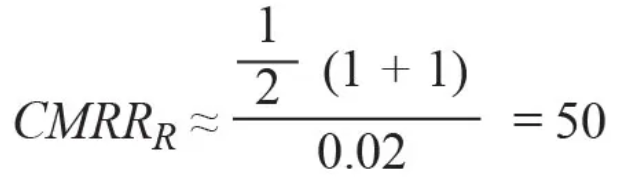 提高差分放大器的共模抑製比，電阻的選擇很關鍵