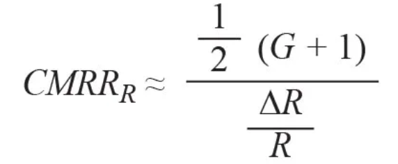 提高差分放大器的共模抑製比，電阻的選擇很關鍵