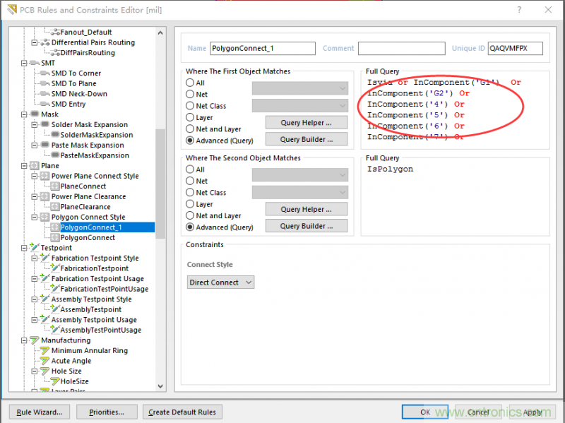 如何引腳接地十字焊盤，過孔完全接地?