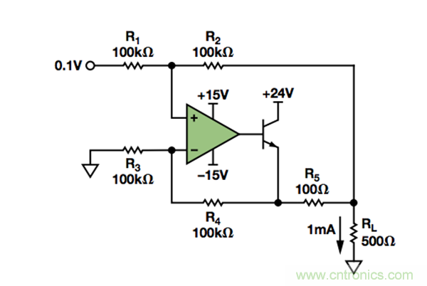 如何最大程度減少接地負載電流源誤差？