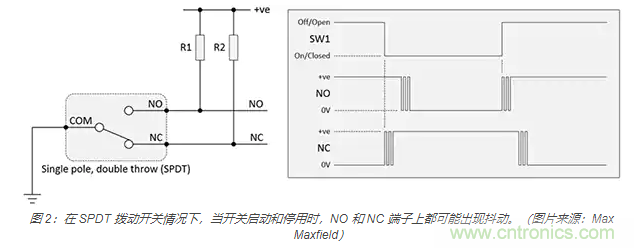 當軟件去抖動不合適時，如何實現開關和繼電器硬件去抖動？