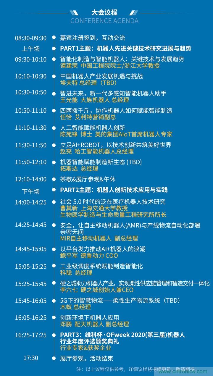 新鬆、拓斯達、埃夫特、美的集團&hellip;&hellip;大批名企即將聚首第十屆機器人產業大會