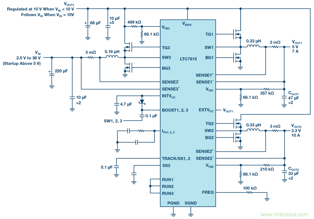 車載電子係統供電的三個典型案例解析