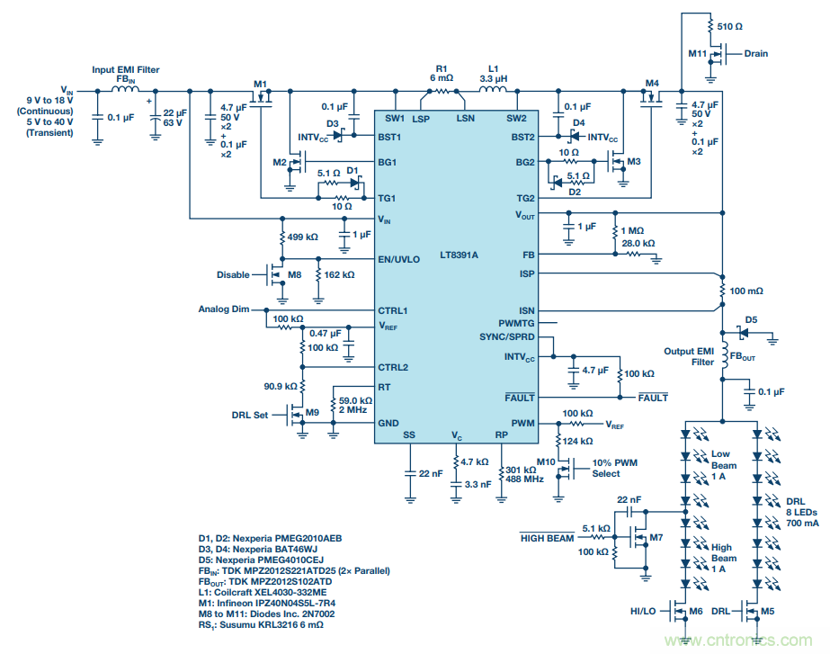 車載電子係統供電的三個典型案例解析