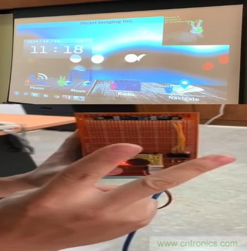 大聯大詮鼎集團推出基於PixArt產品的多指手勢識別方案