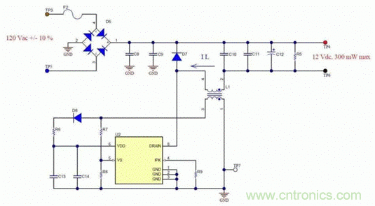 倒置降壓器怎樣解決交流電源非隔離反激器的拓撲選擇？