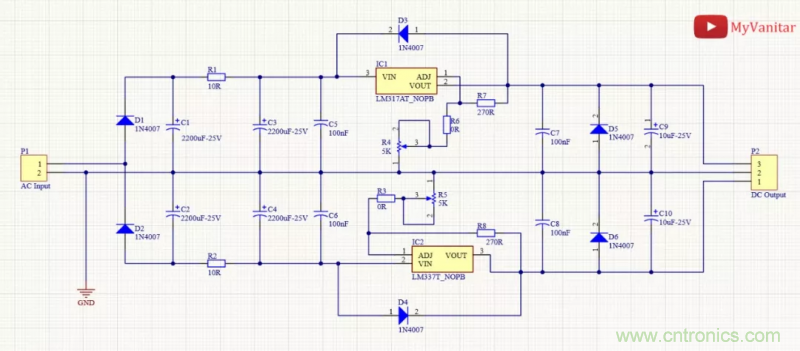 怎樣構建可調線性AC-DC電源供用戶自由調節？