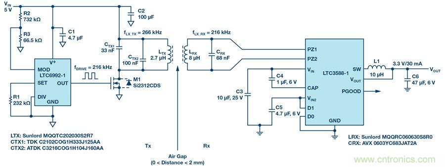 沒有電池的應用，是否可以采用無線供電？
